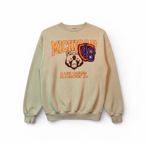 Urban Outfitters Michigan 48 Graphic Crewneck Sweatshirt
